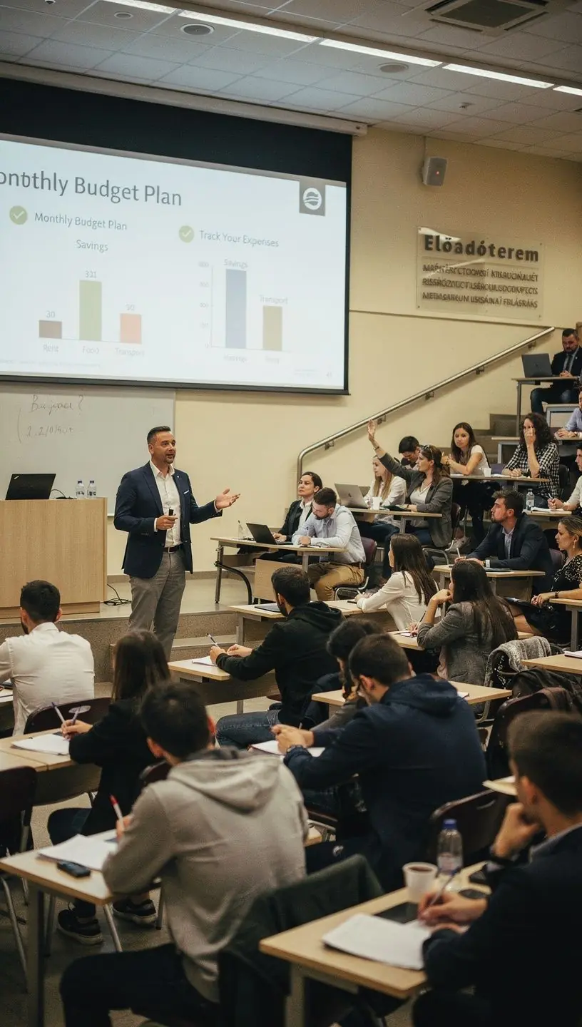 Olvasó, aki könyvet tart a pénzügyi tervezésről.