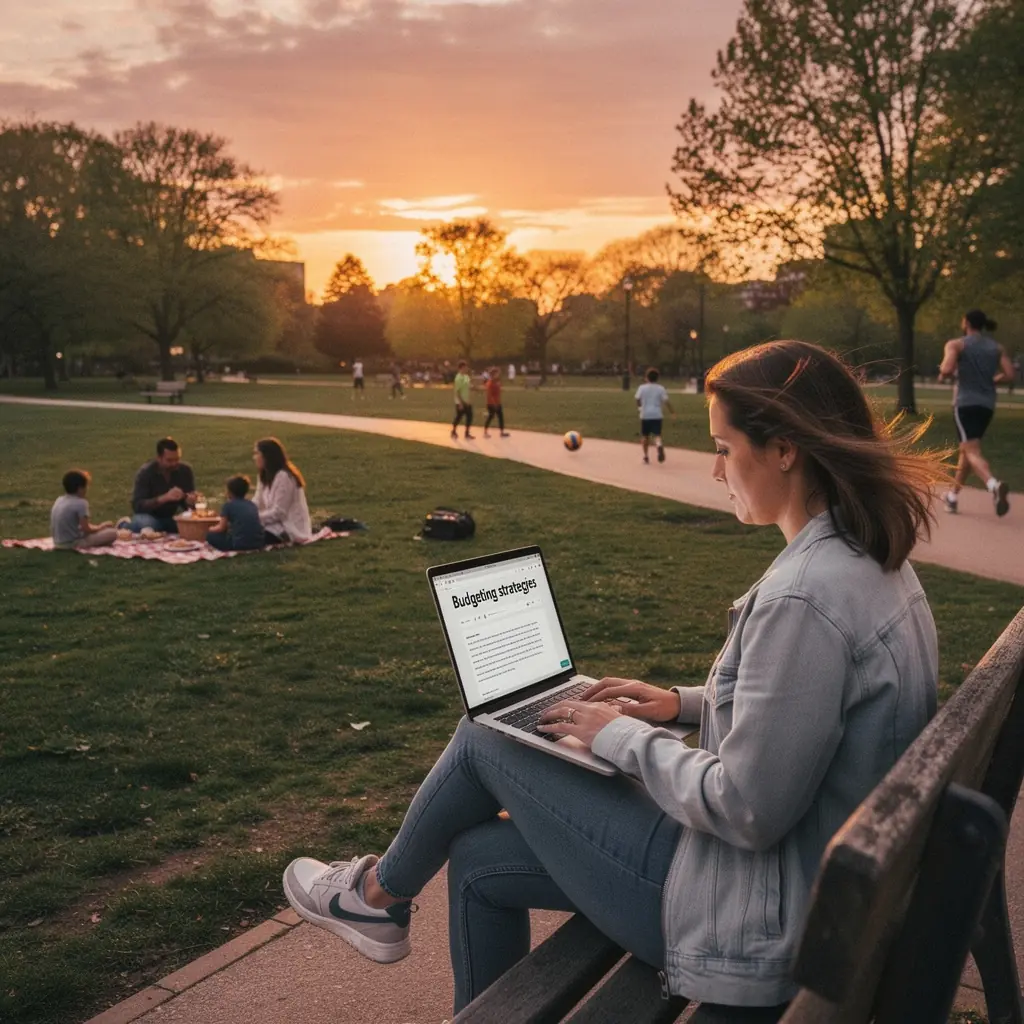 Költségvetési táblázat, amelyet egy laptop képernyőjén láthatunk.