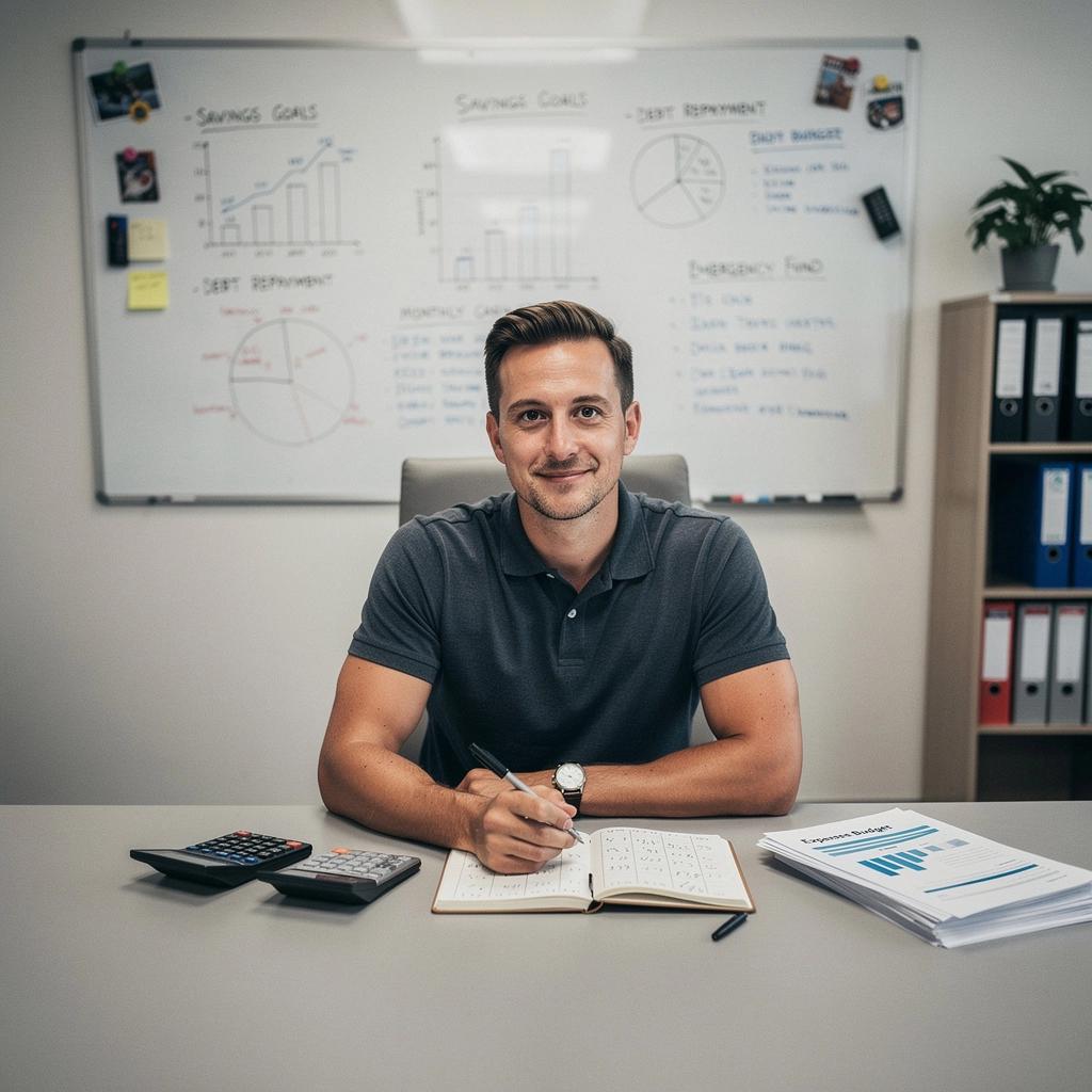 Pénzügyi célok elérését segítő lépésről lépésre útmutató, amely különböző stratégiákat tartalmaz.